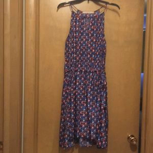 Sailboat print summer dress